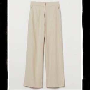 NWOT H&M wide cut slit pants